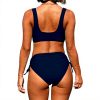 Bikini Donna Vita Alta Curvy Push Up Costumi da Bagno