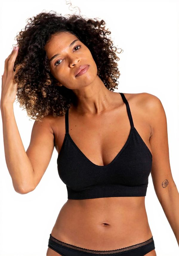 Dorina Reggiseno Donna Nero Maille Circulare Imbottito