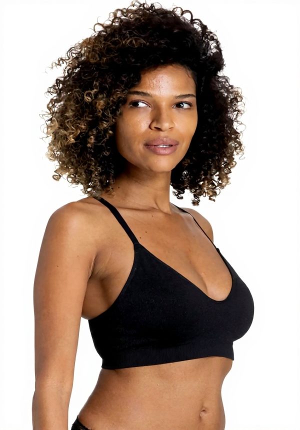 Dorina Reggiseno Donna Nero Maille Circulare Imbottito