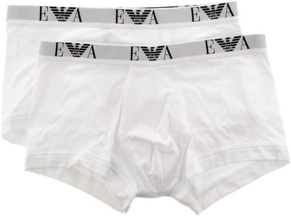 Boxer Emporio Armani Monogram Cotone Confezione 2 Pezzi-0