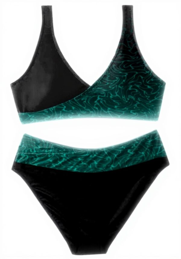 Bikini Donna Generico Due Pezzi Imbottitura Stampa Boemia