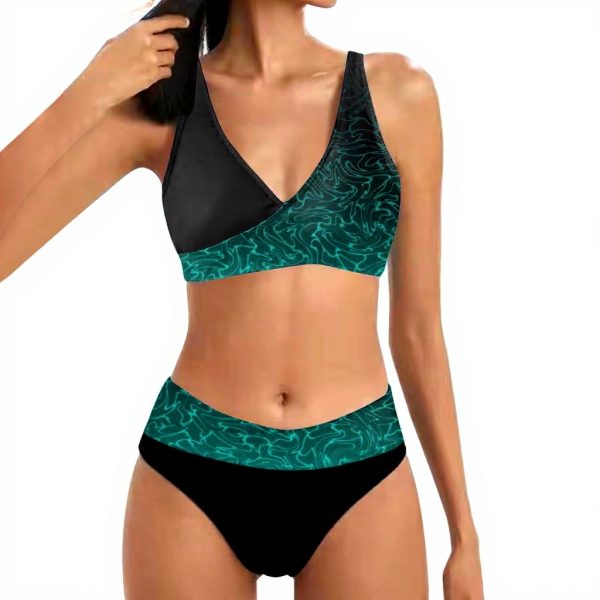 Bikini Donna Generico Due Pezzi Imbottitura Stampa Boemia