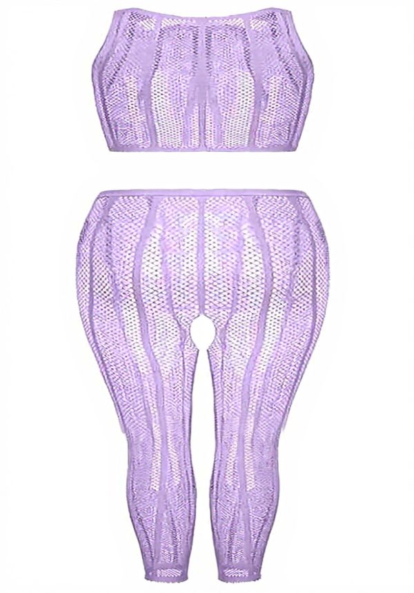 Set Donna Sexy Generico Calze Body Aperto Intimo Seducente