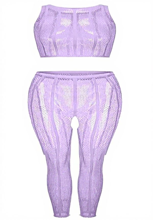 Set Donna Sexy Generico Calze Body Aperto Intimo Seducente