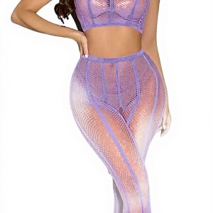 Set Donna Sexy Generico Calze Body Aperto Intimo Seducente