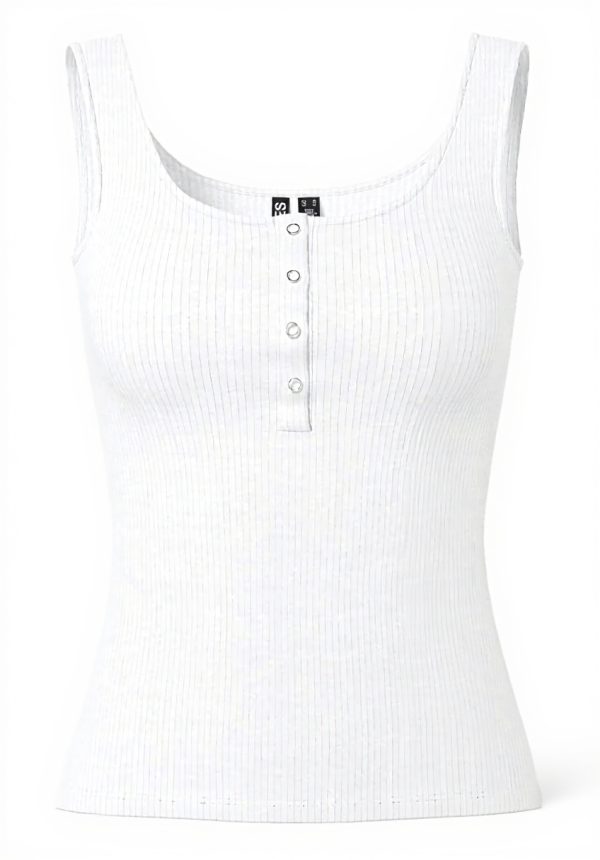 Canotta Donna Pieces Pckitte T-Shirt Noos BC Tessuto Arioso