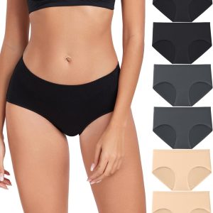 wirarpa Mutande Donna Cotone Comode Slip Elasticizzato Pacco-0