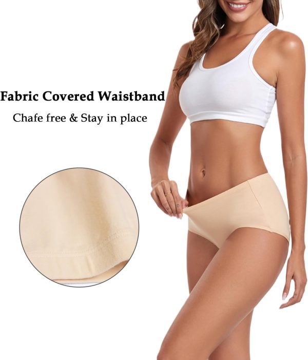 wirarpa Mutande Donna Cotone Comode Slip Elasticizzato Pacco-2