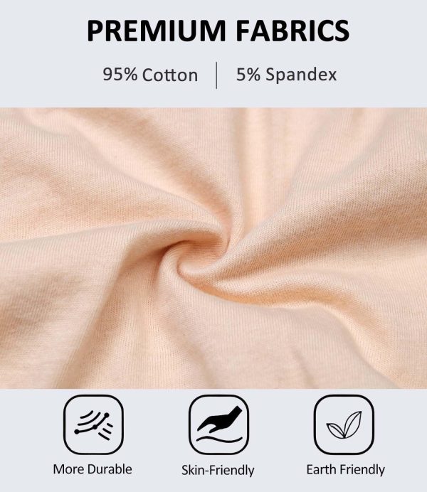 wirarpa Mutande Donna Cotone Comode Slip Elasticizzato Pacco-5