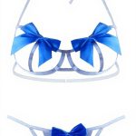 HOTSO Set Intimo Pizzo Reggiseno Garter Donna Sexy Natale