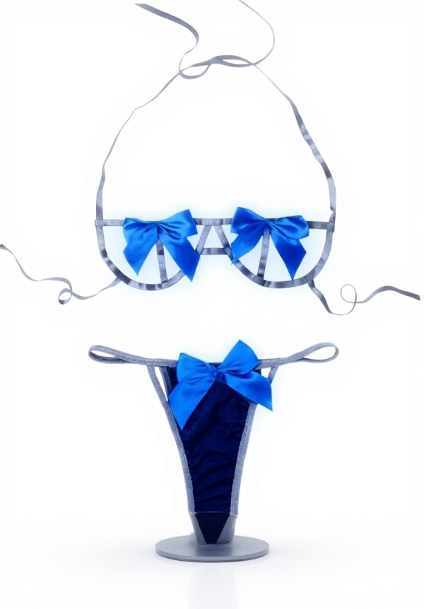 HOTSO Set Intimo Pizzo Reggiseno Garter Donna Sexy Natale