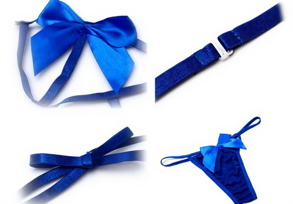 HOTSO Set Intimo Pizzo Reggiseno Garter Donna Sexy Natale