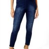 HUE Leggings Denim Reversibili Donna Alta Vita Comodi