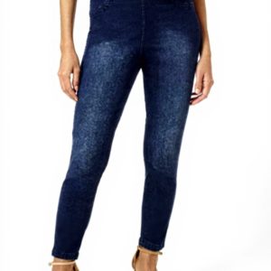 HUE Leggings Denim Reversibili Donna Alta Vita Comodi