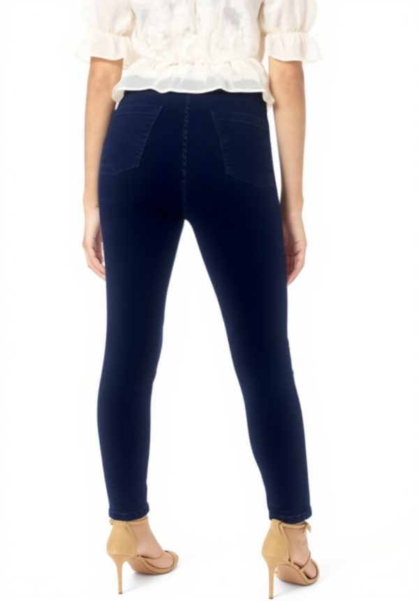 HUE Leggings Denim Reversibili Donna Alta Vita Comodi