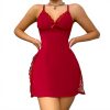 Sottoveste donna KOEMCY pizzo scollo a V lingerie sexy