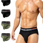 Mauro Kane Slip Uomo Cotone Pacco 4 Mutande Hipster