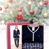 Pigiama Donna Invernale Caldo De Fonseca Cotone 100 Set Due