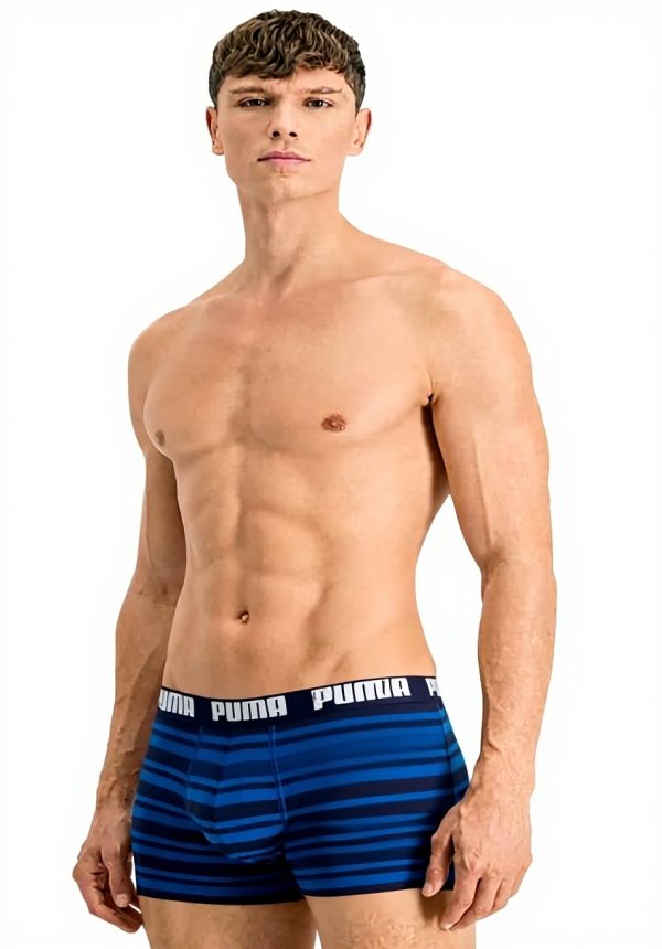 Boxer Uomo PUMA Heritage Stripe Comodo Tessuto Morbido