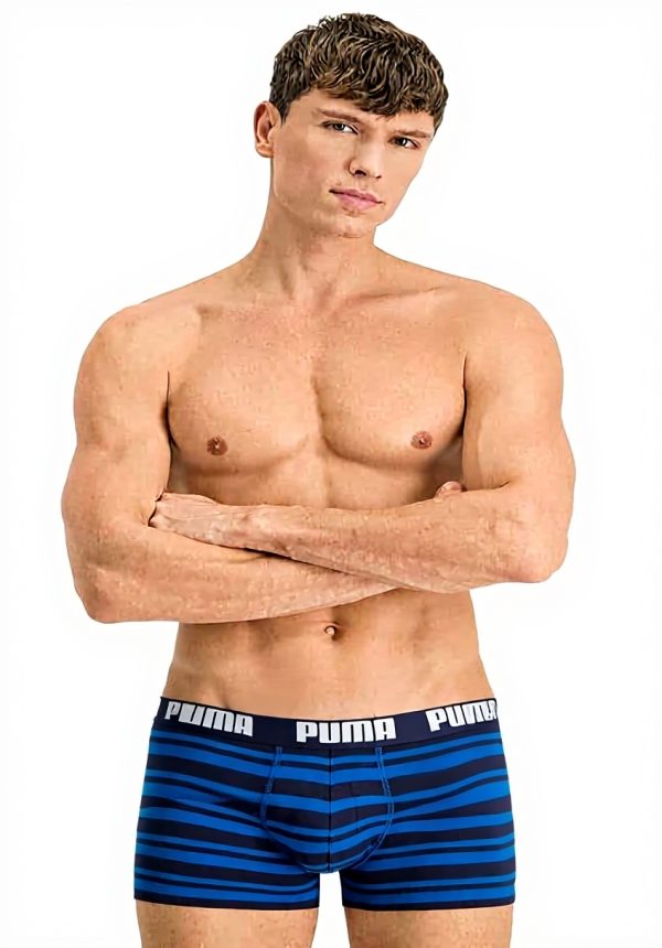 Boxer Uomo PUMA Heritage Stripe Comodo Tessuto Morbido