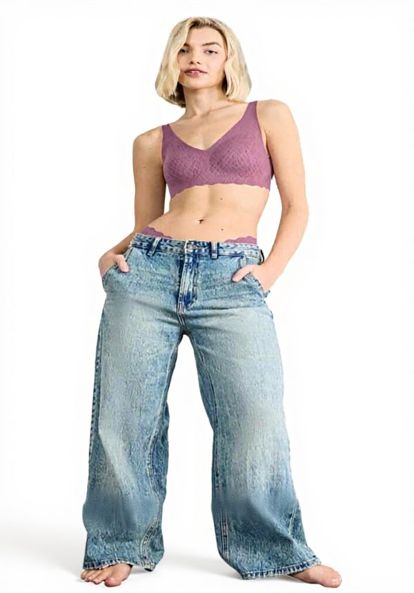 Reggiseno Sloggi Donna Bralette Pizzo Basic Nero