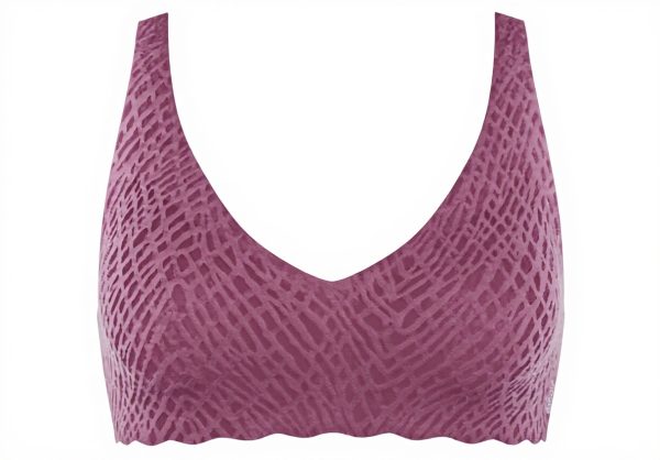 Reggiseno Sloggi Donna Bralette Pizzo Basic Nero