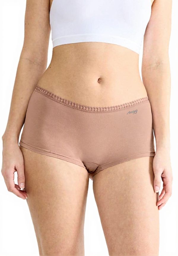 Sloggi Go Crush Short C3p Slip Donna Mutande Cotone