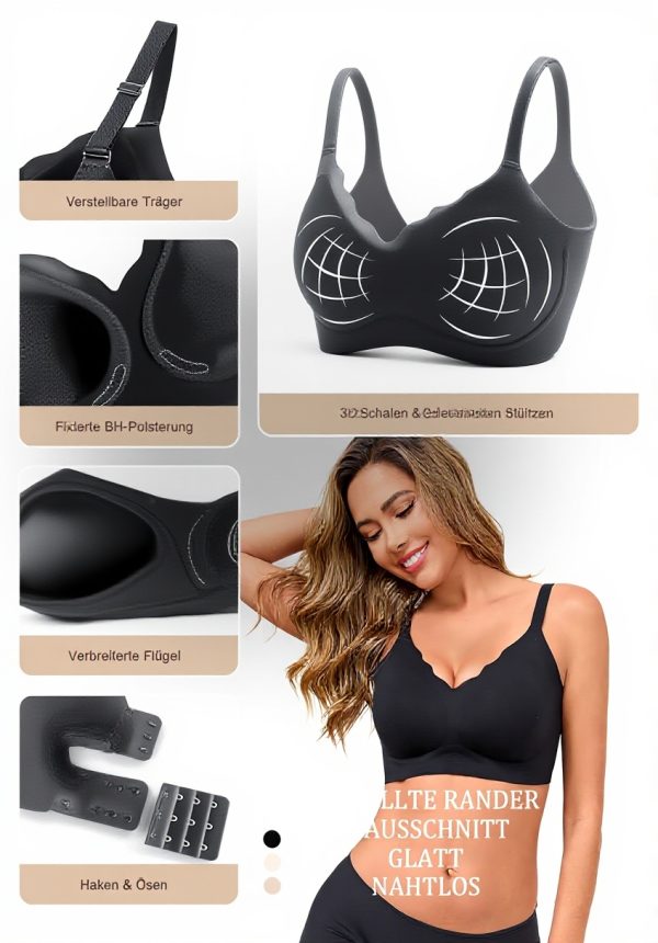 Vtelor Reggiseno senza ferretto donna push up comodo senza