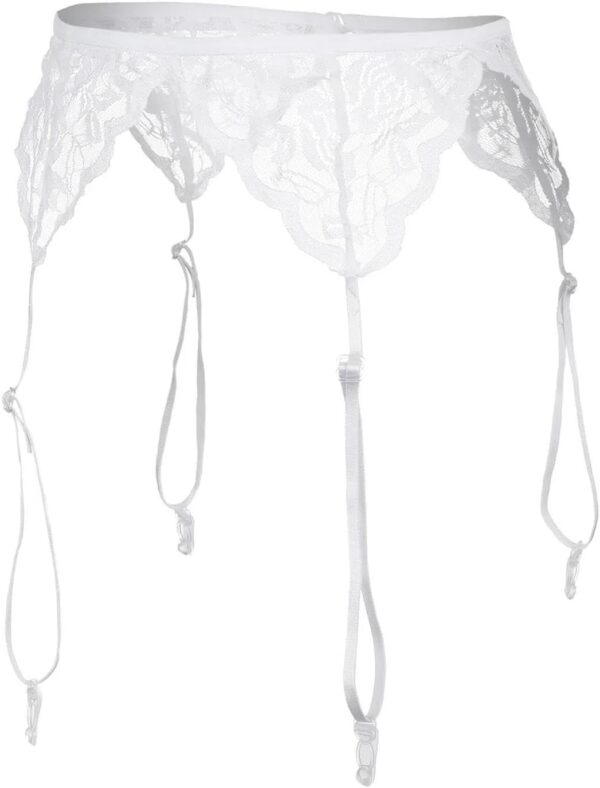 Lingerie donna sexy tessuto qualità rosa bianco nero-0