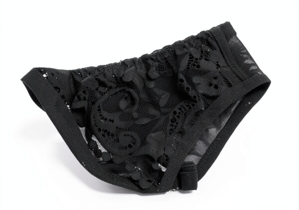 Cintura Reggicalze Pizzo Nero Rosso Donna Lingerie-4