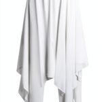 Abito Donna Loose Vita Alta Grigio Bianco Nero Elegante-0