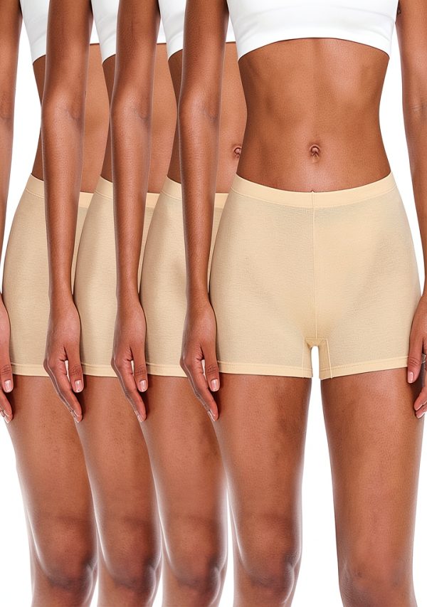 Wirarpa Boxer Donna Cotone Culotte Cavallo Pacco 4 Colori