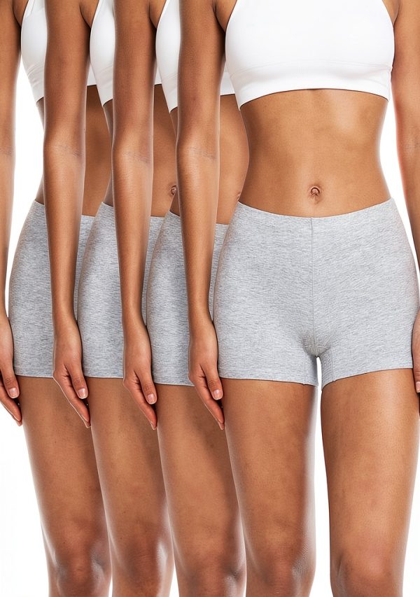 Wirarpa Boxer Donna Cotone Culotte Cavallo Pacco 4 Colori