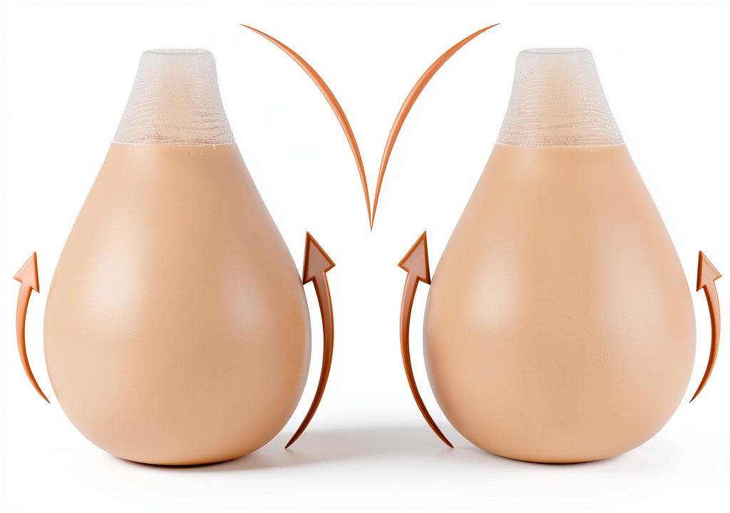 Reggiseno adesivo in silicone applicato su schiena nuda