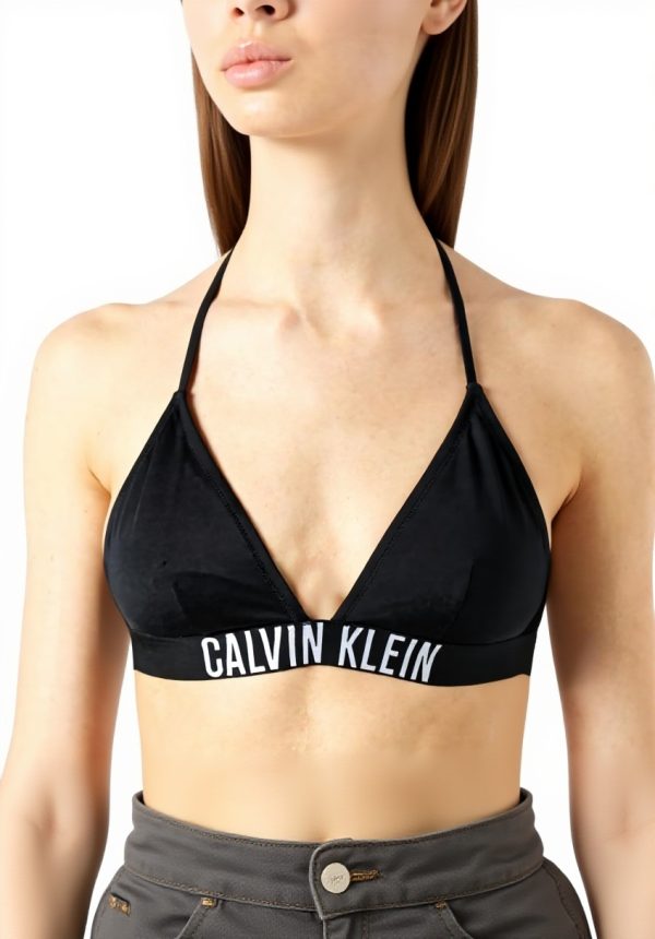 Calvin Klein Bikini Top Donna Reggiseno Triangolo Nylon