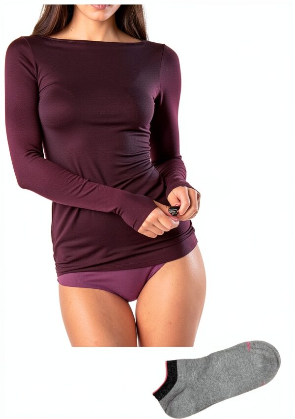 Jadea Maglione Modal Cashmere Donna Scollo Barca Leggero-0