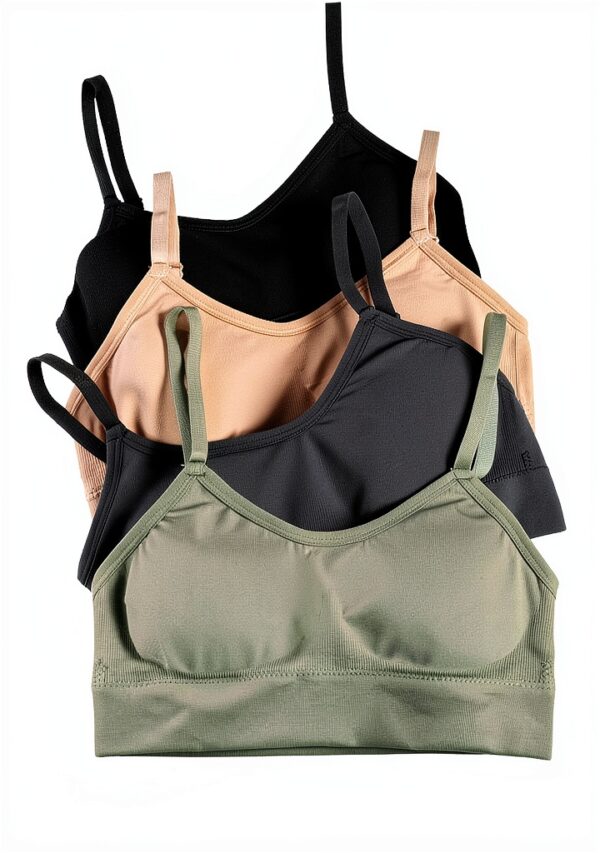 Reggiseno sportivo donna senza ferretto traspirante taglie S-6