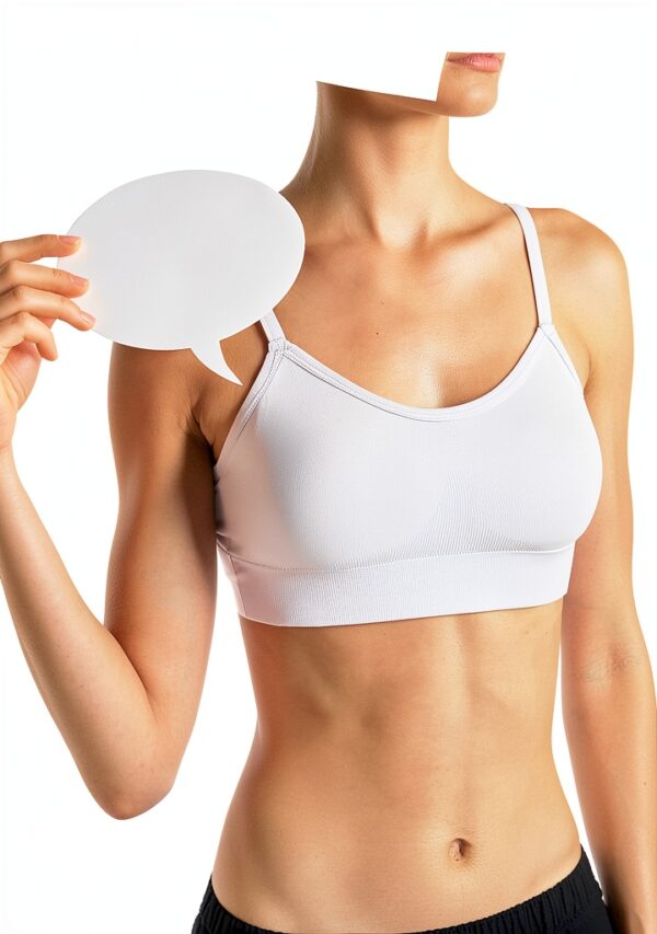 Reggiseno sportivo donna senza ferretto traspirante taglie S-2