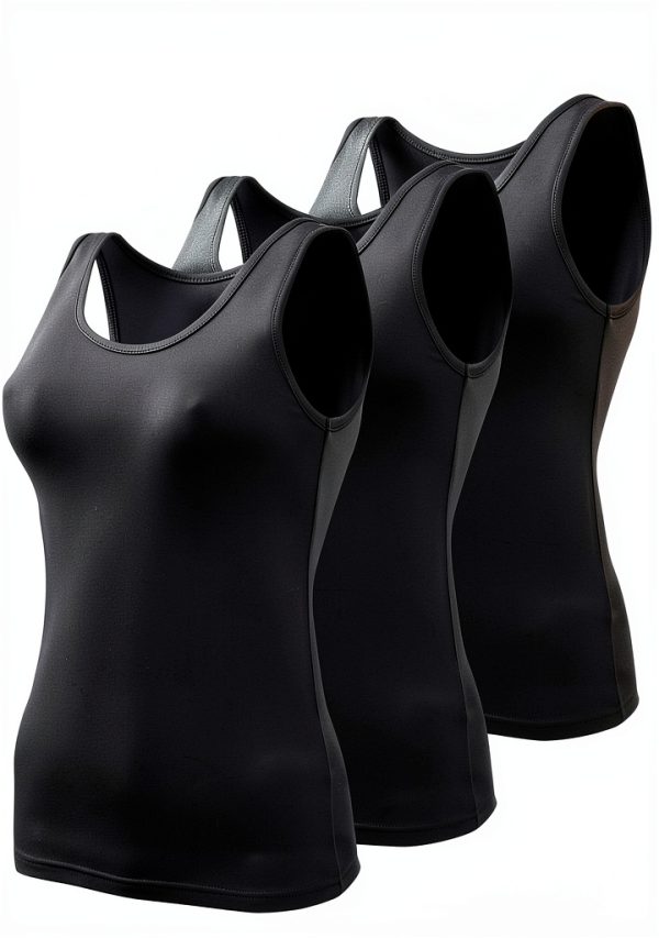 BQTQ Canottiere Donna 5 Pezzi Morbide Elastiche Top Base