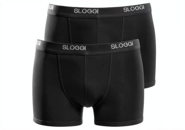 Boxer Uomo Sloggi 2 Pack Cotone Confortevole No Fly-0
