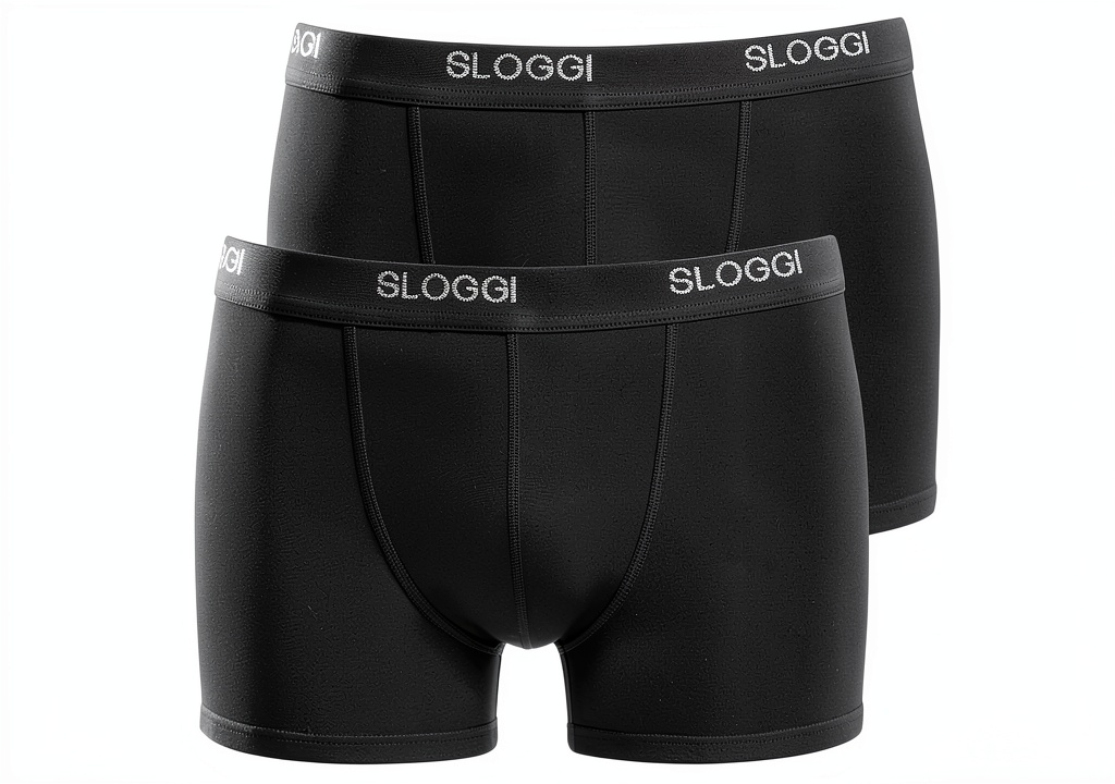 Boxer Sloggi da uomo in cotone su sfondo neutro