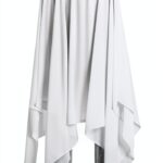 Abiti donna vita alta stile loose elegante moderno-0