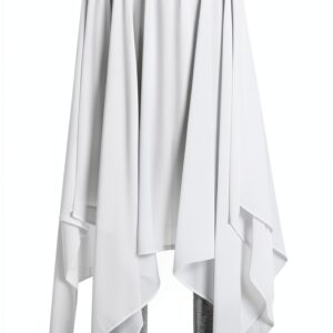 Abiti donna vita alta stile loose elegante moderno-0