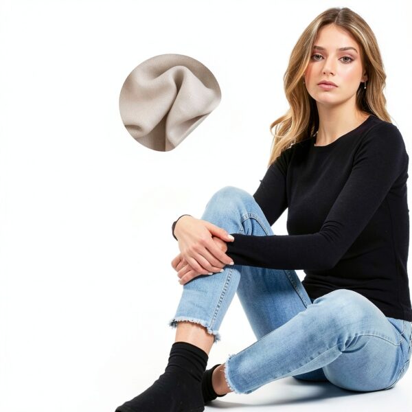 Maglione cashmere donna Matibba morbidezza design raffinato-7