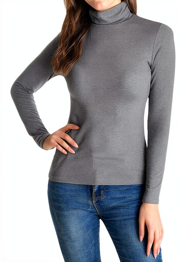 Maglia termica donna HEONSATI collo alto cotone sport