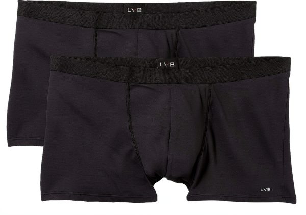 Boxer Lovable Uomo Cotone Bi-Pack Nero Blu Bianco