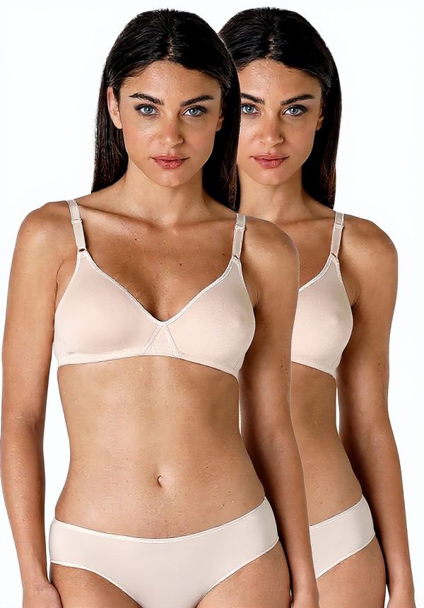 Lovable Reggiseno Senza Ferretto Cotone Donna Pacco 2