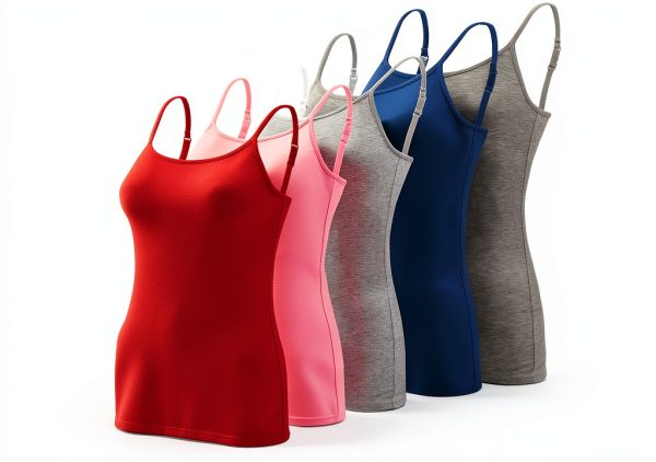 BQTQ Canotta Donna Spalline Regolabile 6 Pezzi Viscosa