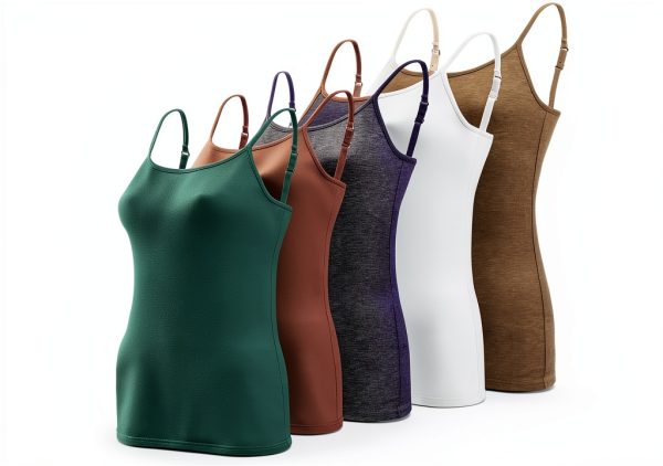 BQTQ Canotta Donna Regolabile 6 Pezzi Viscosa Elastan