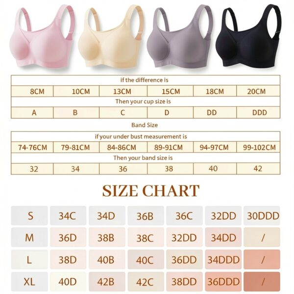 Intimo donna reggiseno senza ferretto comodo morbido-2